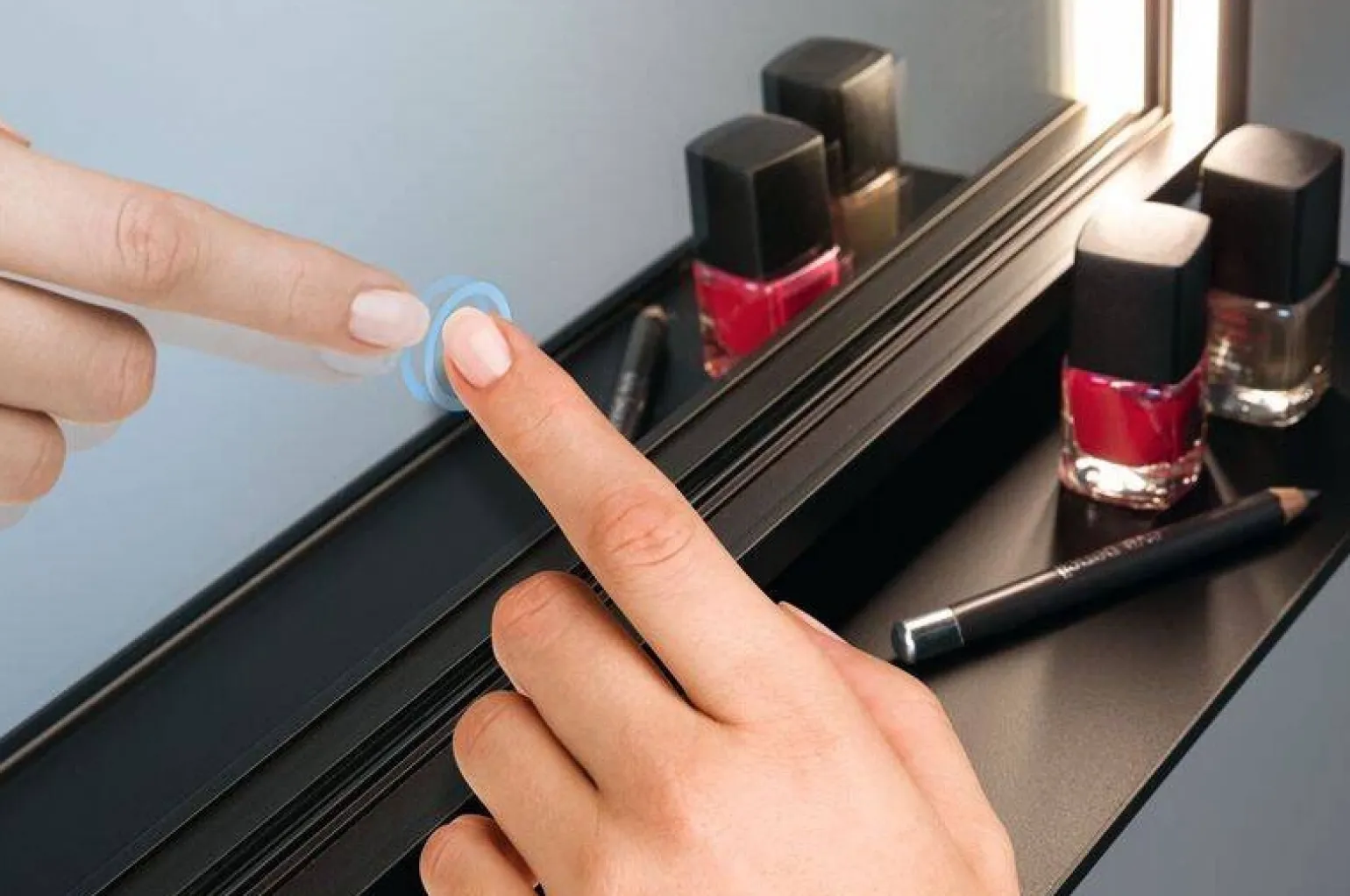 Lustro łazienkowe ścienne MIRO LED DIM IP44 czarny matowy (PL71093) - PAULMANN