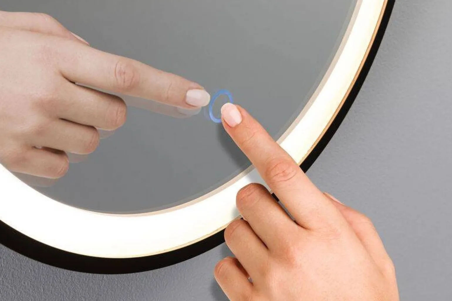 Lustro łazienkowe ścienne MIRO LED DIM IP44 czarny matowy (PL71092) - PAULMANN