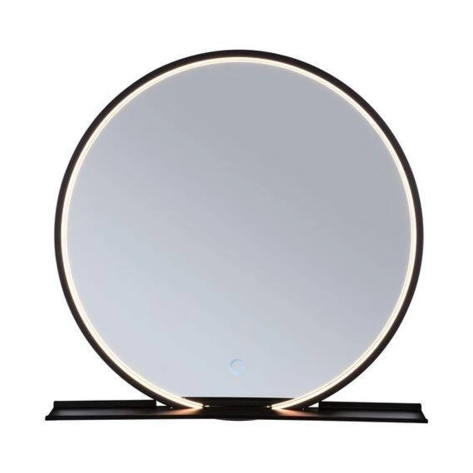 Lustro łazienkowe z półką MIRO LED DIM IP44 czarny Ø 50 (PL71090) - PAULMANN