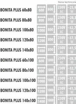 Lustro BONITA PLUS - MCJ