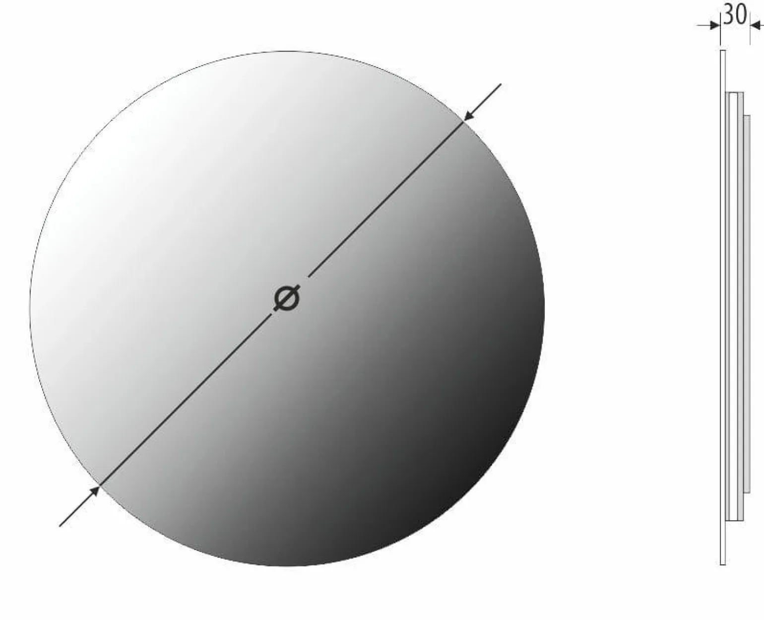 Lustro Cerchio Z (CERCHIO Z) - MCJ