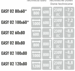Lustro EASY 02 (EASY02) - MCJ