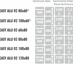 Lustro EASY ALU 02 (EASYALU02) - MCJ