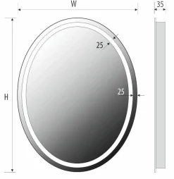 Lustro ELIPSO R - MCJ