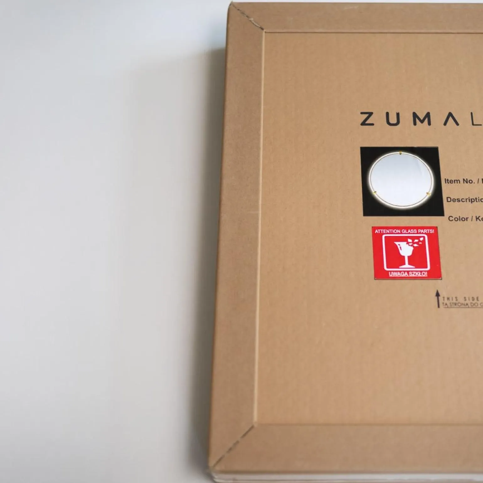 LUSTRO LED 60 CM CZARNE/BLACK (D2532) - Zuma Line