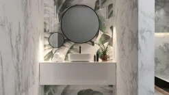 Lustro okrągłe RONDA w ramie - MCJ