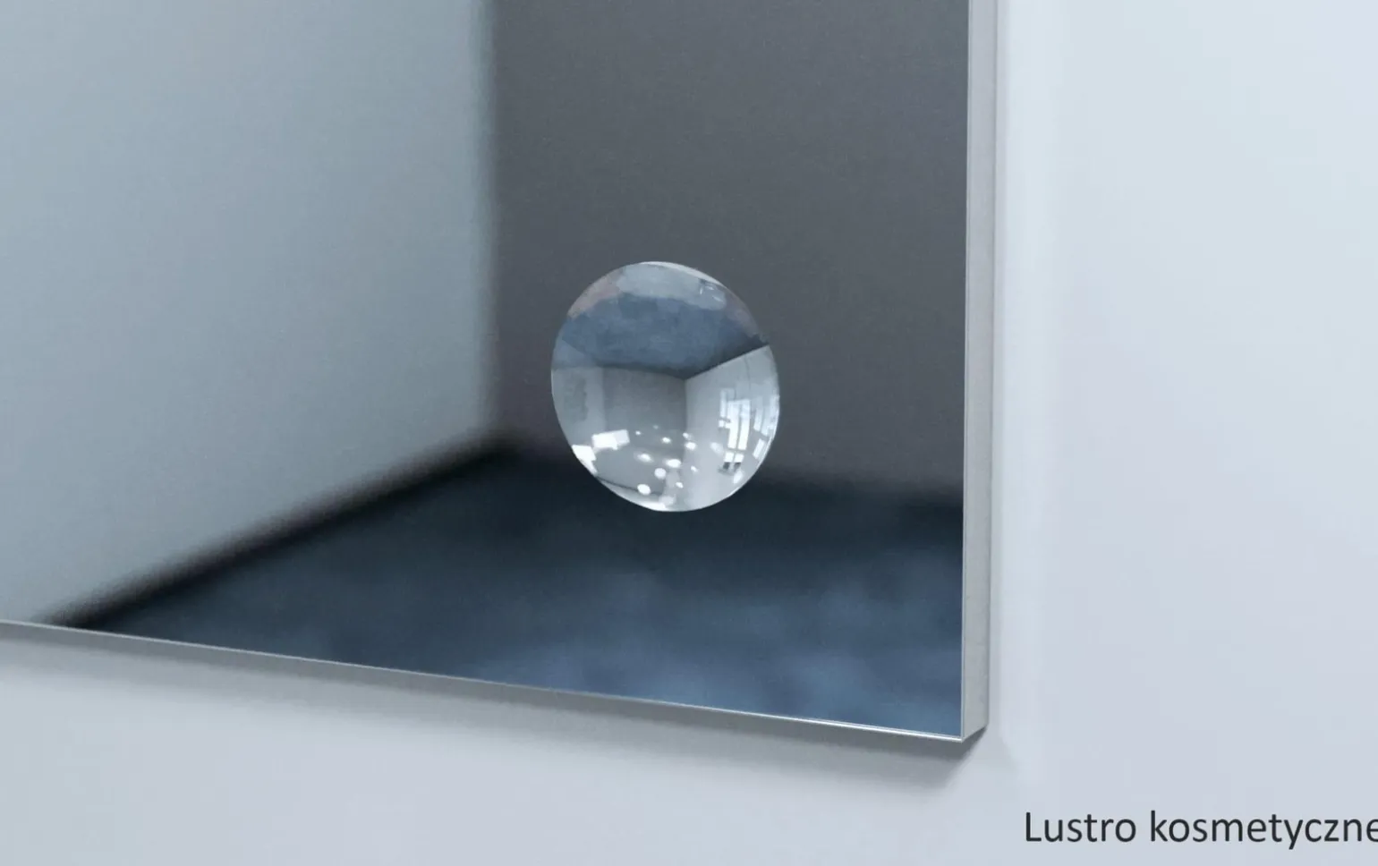 Lustro prostokątne ATLAS PLUS w ramie z oświetleniem LED - MCJ