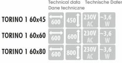 Lustro TORINO 1 - MCJ