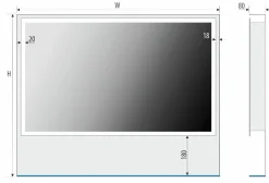 Lustro ZARIA BLACK - MCJ