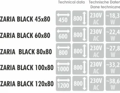 Lustro ZARIA BLACK - MCJ