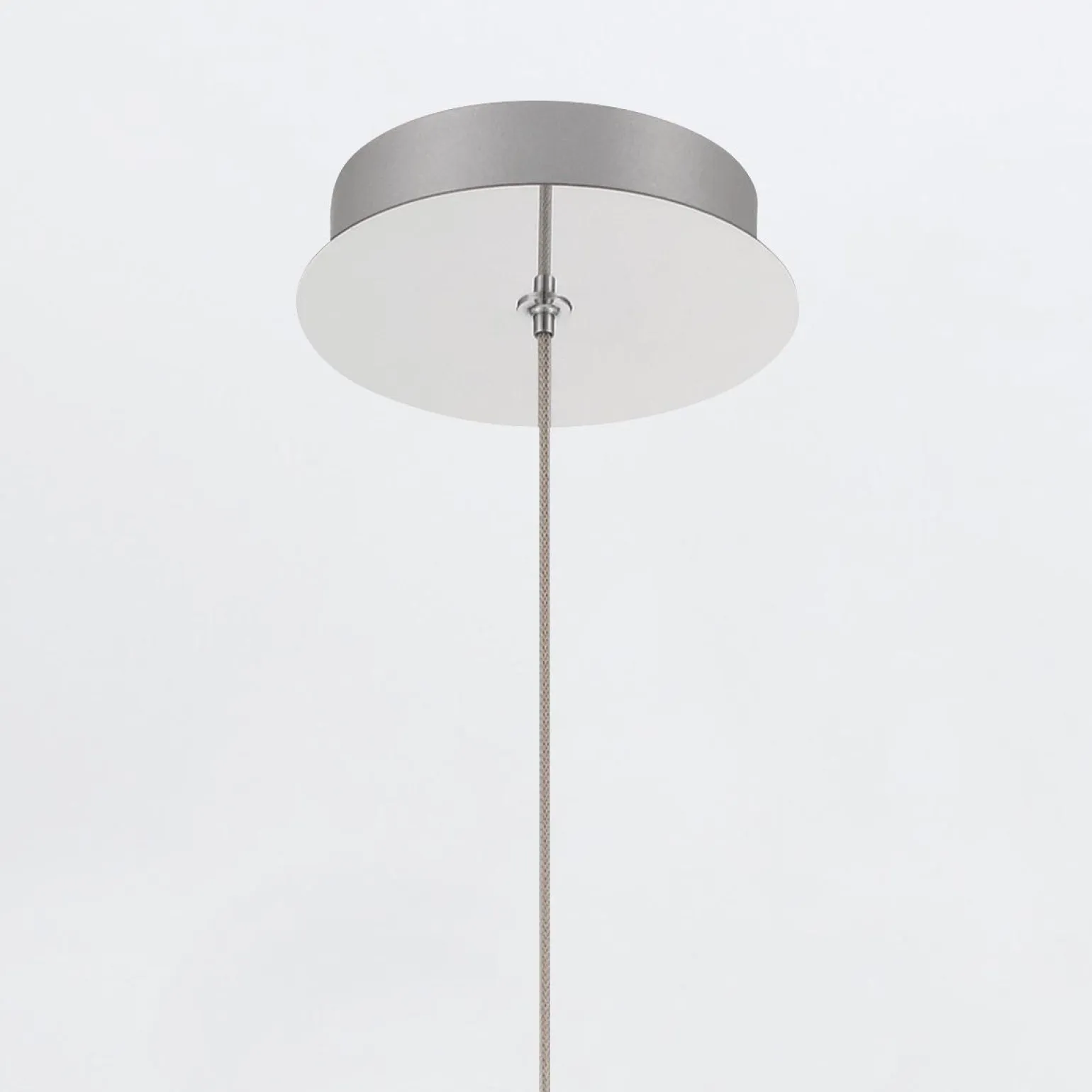 Mała lampa wisząca Palmas - 1 źródło światła - Polerowany nikiel (QN-PALMAS-1MP-PN) - Quintiesse