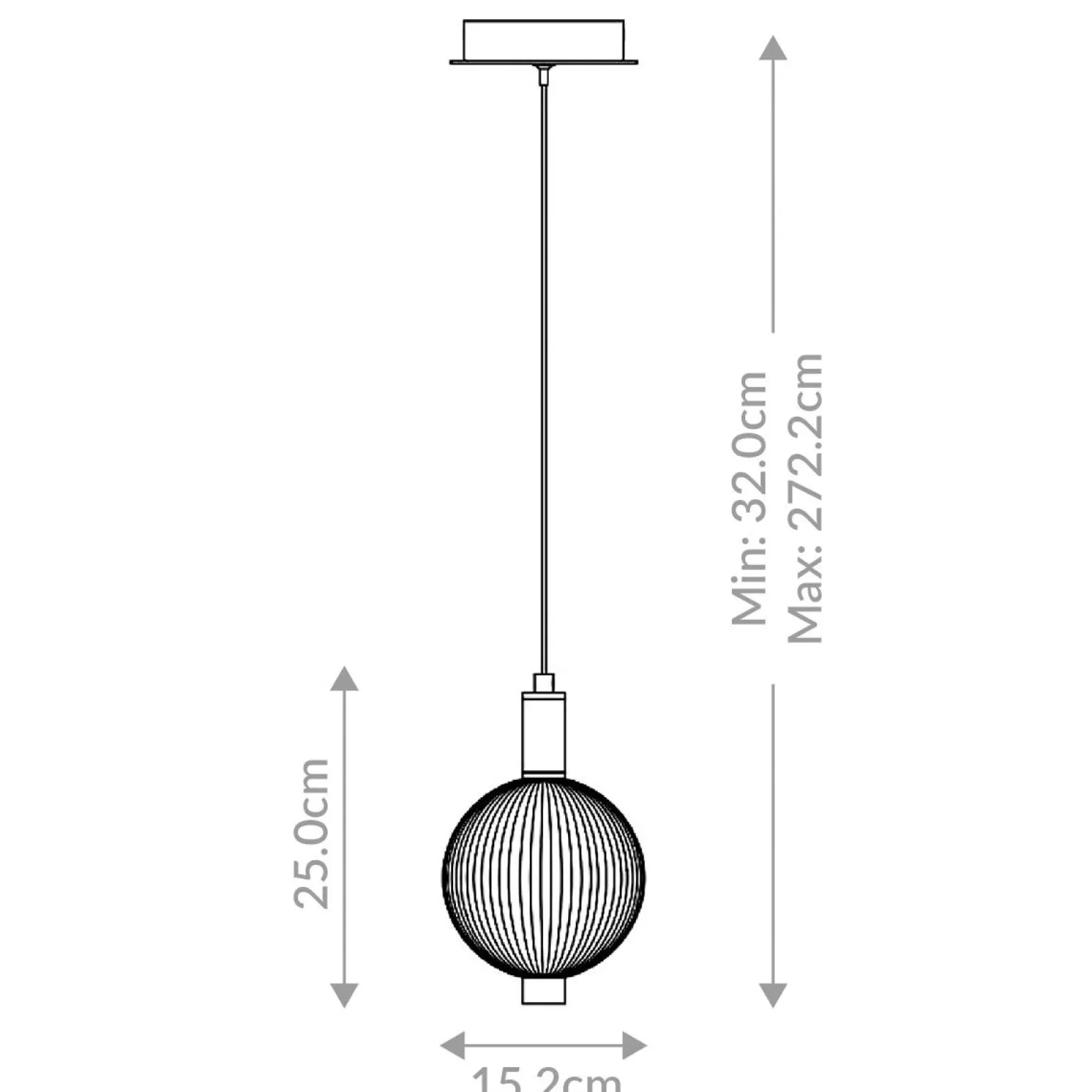 Mała lampa wisząca Palmas - 1 źródło światła - Polerowany nikiel (QN-PALMAS-1MP-PN) - Quintiesse