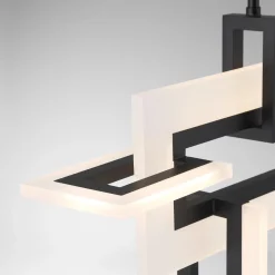 Mała lampa wyspowa Inizio - Matowa czerń (QN-INIZIO-LP-S-BK) - Quintiesse