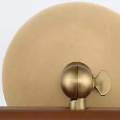 Mała obrazówka LED Valise Picture - Vintage mosiądz, skóra koniakowa (QN-VALISE-PL-S-VBS-CL) - Quintiesse