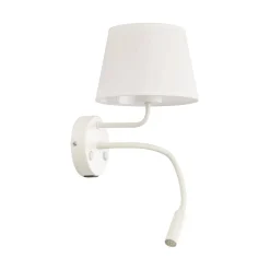 MAJA WHITE KINKIET + USB (10204) - TK Lighting
