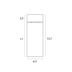 MAXLIGHT C0246 LAMPA SUFITOWA HALO A BLACK