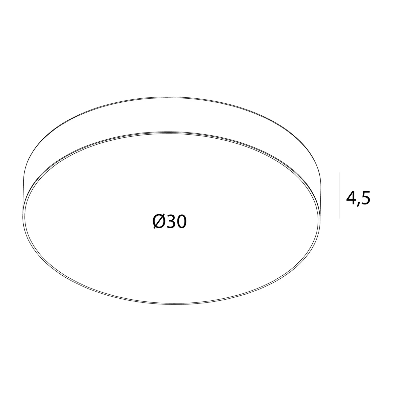 MAXLIGHT C0271 PLAFON LUMOS 24W, BIAŁY,IP44