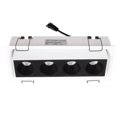 MAXLIGHT H180.04 RAMKA WPUSTOWA MODULAR, DO SKOMPLETOWANIA Z MODUŁEM HM180 I TRAFO HT180