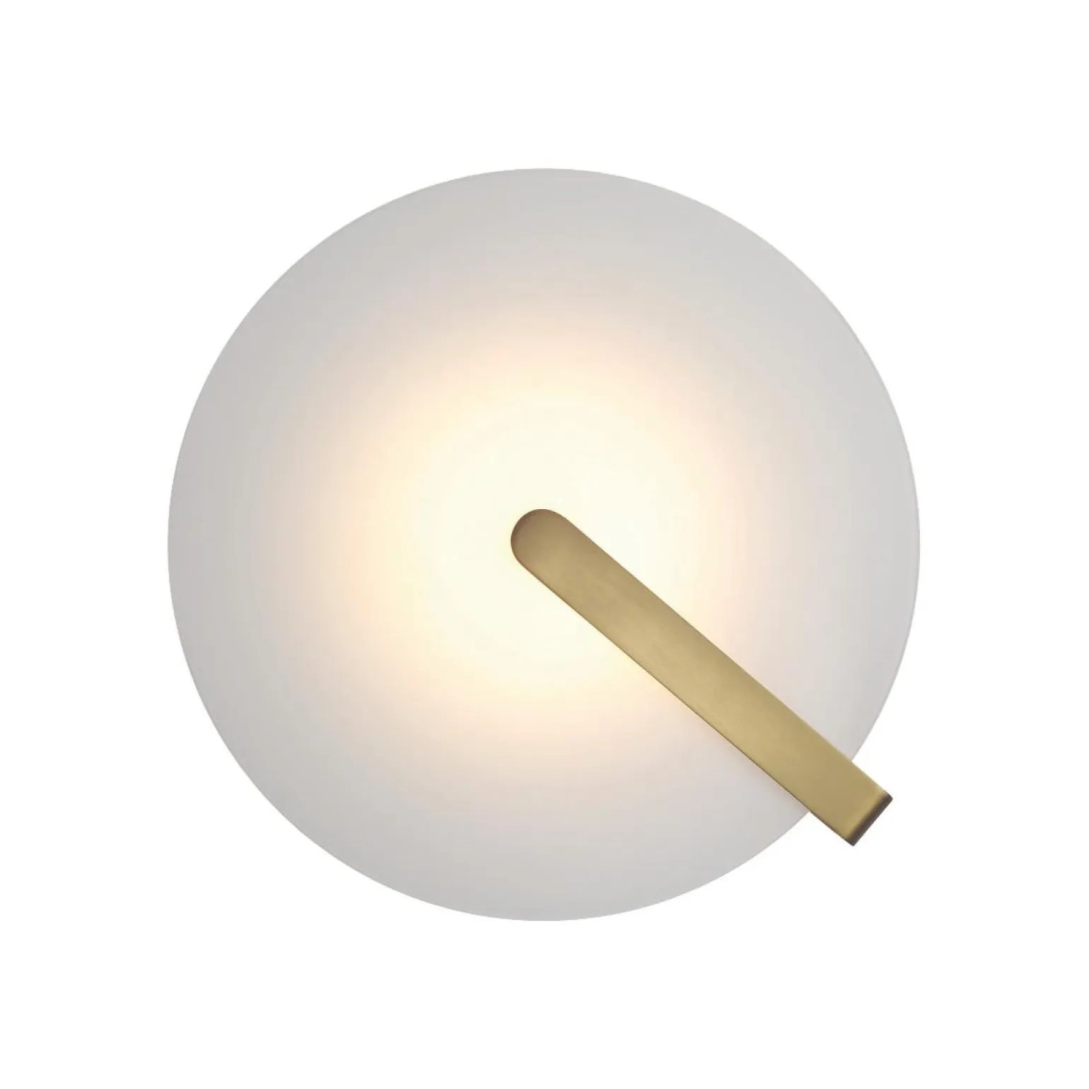 Mały plafon / kinkiet Nuvola - Szczotkowane złoto (QN-NUVOLA-F-S-BG) - Quintiesse