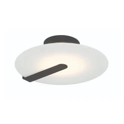 Mały plafon / kinkiet Nuvola - Matowa czerń (QN-NUVOLA-F-S-BK) - Quintiesse