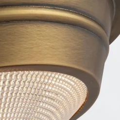 Mały plafon Willard - 1 źródło światła - Vintage mosiądz (QN-WILLARD-F-S-VBS-PG) - Quintiesse