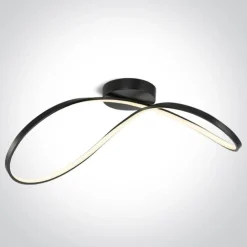 MER 1 lampa sufitowa czarny (63154A/B/W) - One Light