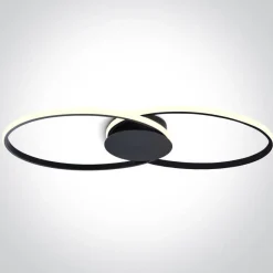 MER 3 lampa sufitowa czarny (63154C/B/W) - One Light