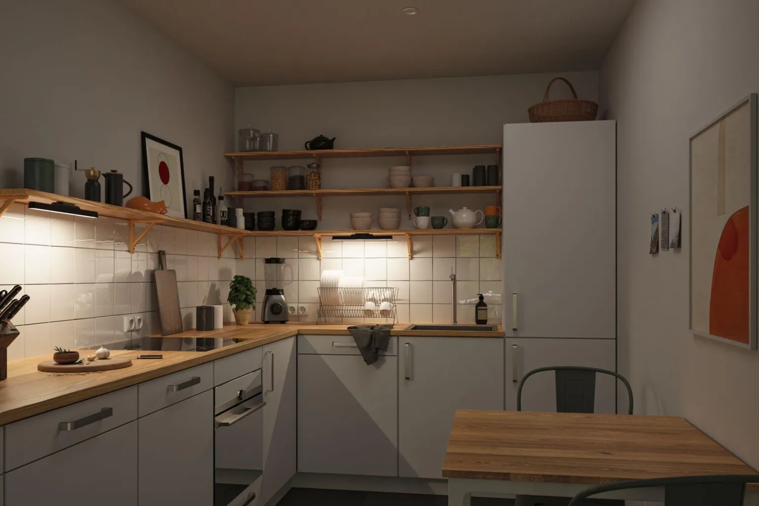 Mobilna lmapa meblowa ATALI LED DIM 2,6W 4000K 240lm USB-C 3.7W czarny / tworzywo sztuczne (PL92267) - PAULMANN