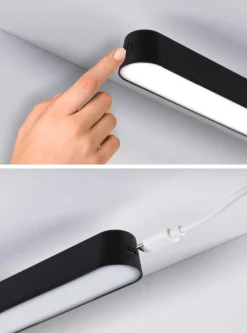 Mobilna lmapa meblowa ATALI LED DIM 2,6W 4000K 240lm USB-C 3.7W czarny / tworzywo sztuczne (PL92267) - PAULMANN