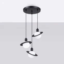 Młodzieżowa lampa wisząca HYPERION 3P czarny (SL.1359) - Sollux Lighting