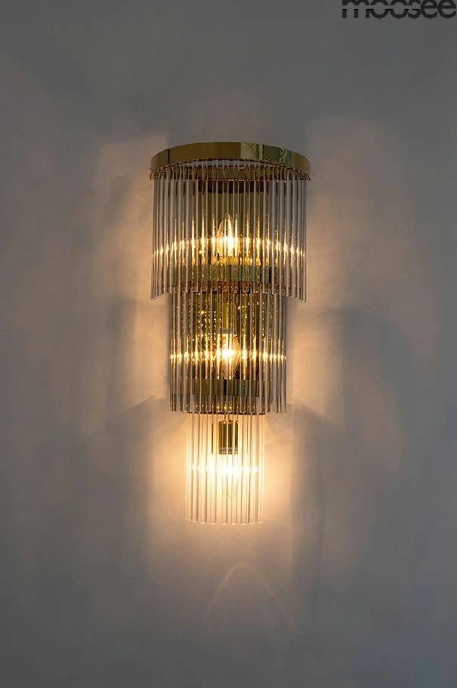 MOOSEE lampa ścienna ESTRO złota (MSE010100266) - Moosee