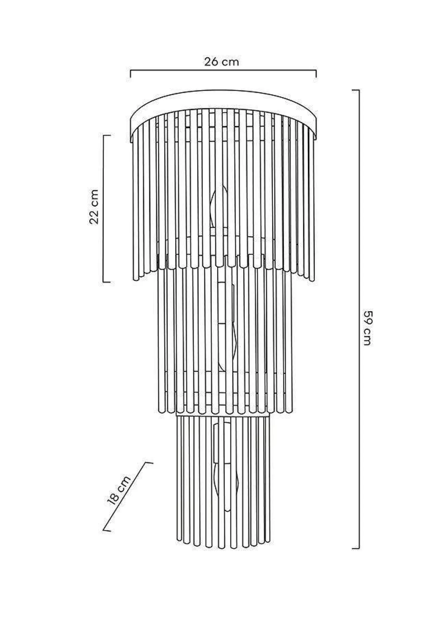 MOOSEE lampa ścienna ESTRO złota (MSE010100266) - Moosee