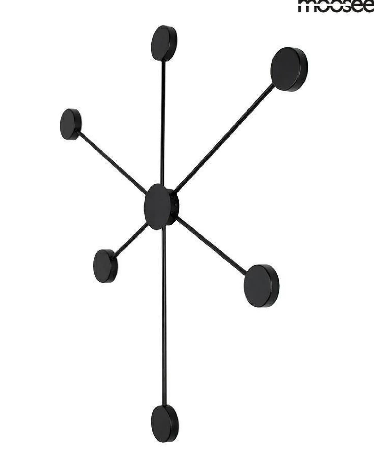 MOOSEE lampa ścienna SHADOW 6 CLOSE czarna (MSE010100247) - Moosee