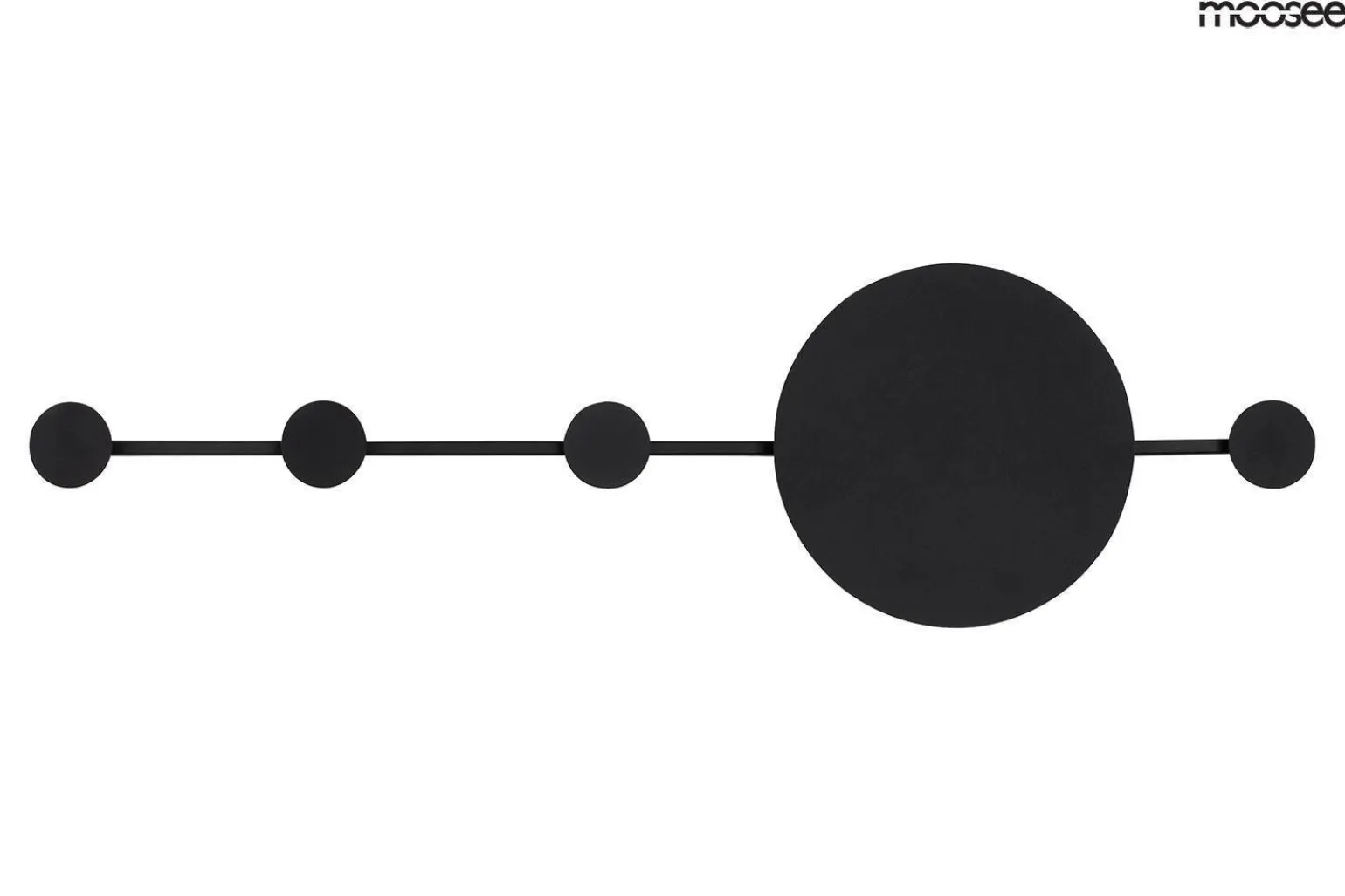 MOOSEE lampa ścienna SHADOW HANG z wieszakiem czarna (MSE010400210) - Moosee