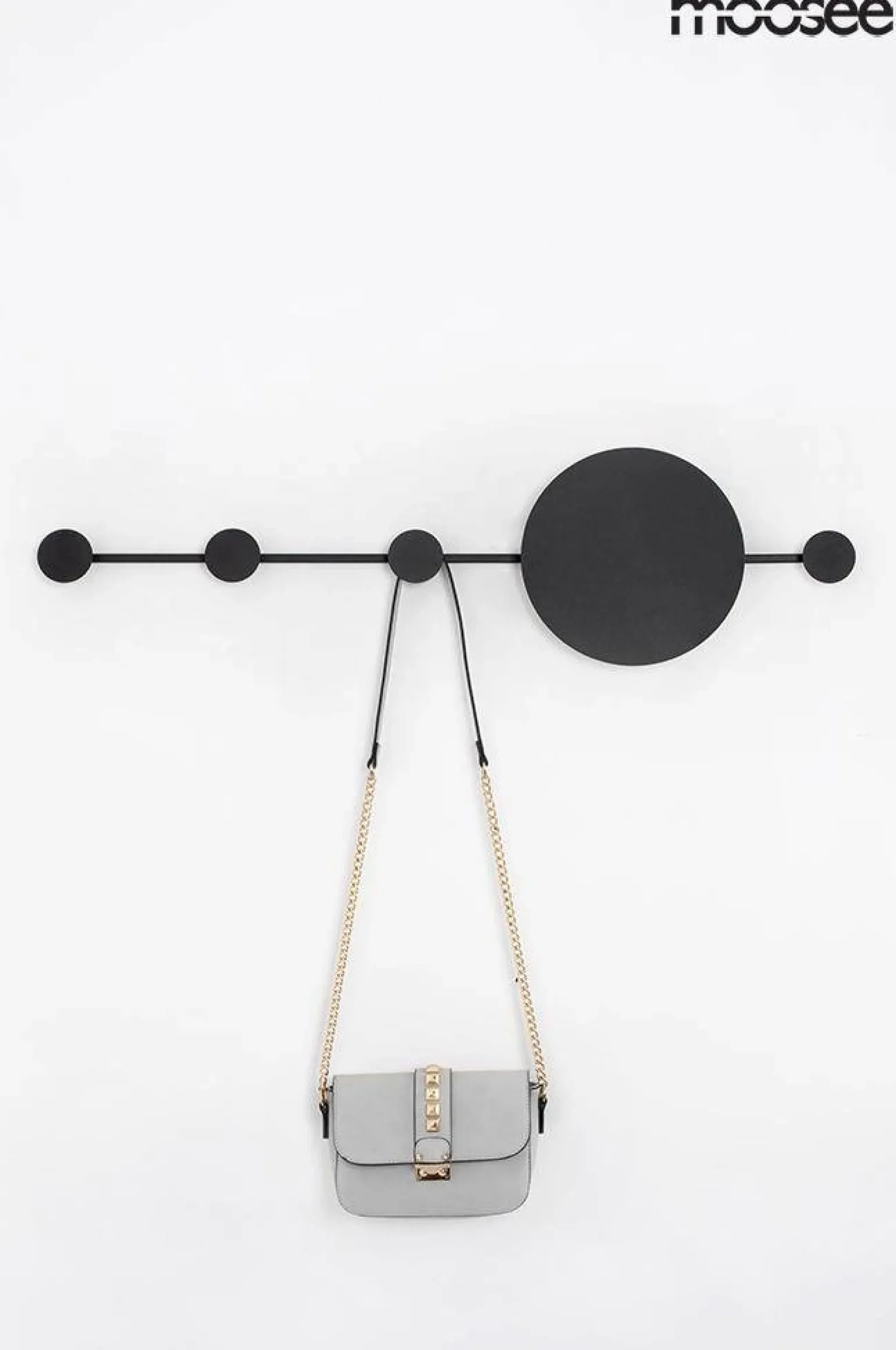 MOOSEE lampa ścienna SHADOW HANG z wieszakiem czarna (MSE010400210) - Moosee