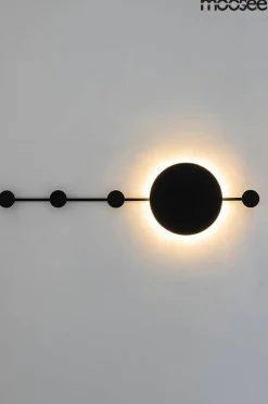 MOOSEE lampa ścienna SHADOW HANG z wieszakiem czarna (MSE010400210) - Moosee