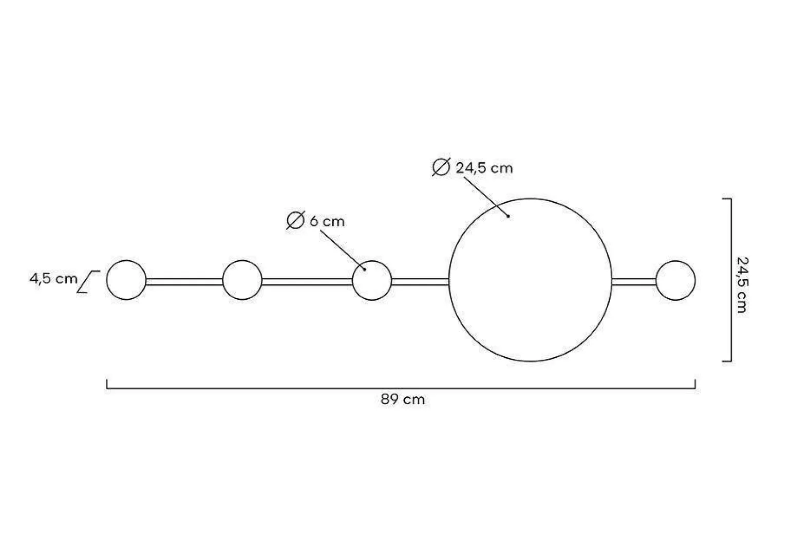 MOOSEE lampa ścienna SHADOW HANG z wieszakiem czarna (MSE010400210) - Moosee