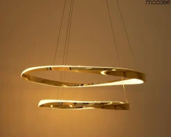MOOSEE lampa wisząca ANILLO 2 złota (MSE1501100599) - Moosee