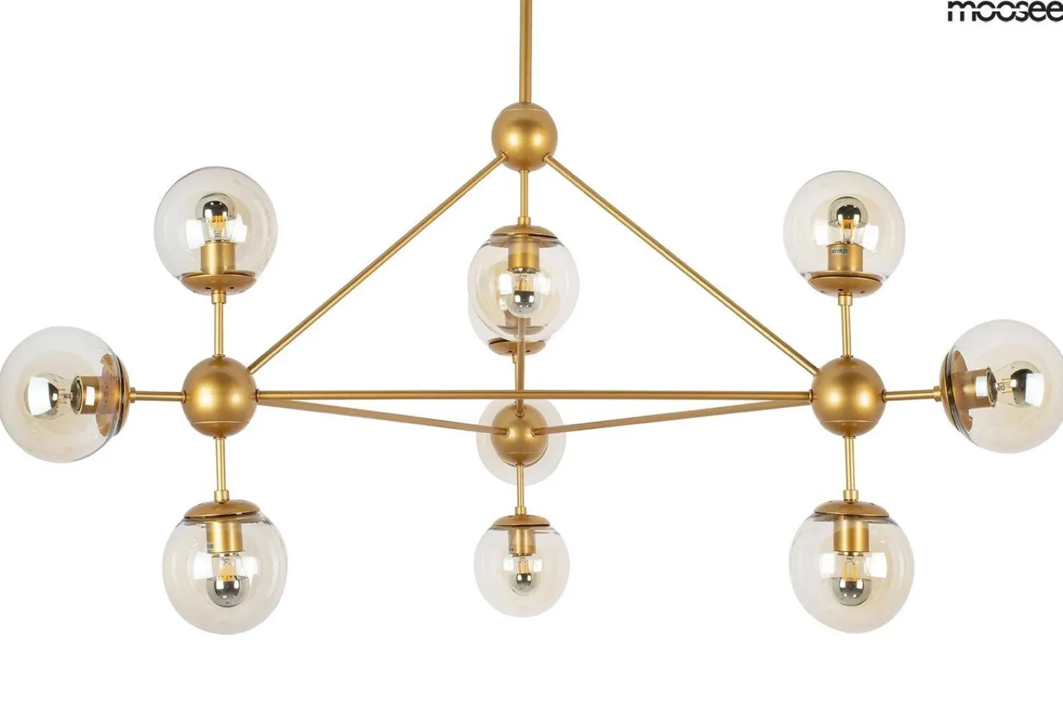 MOOSEE lampa wisząca ASTRIFERO 10 złota / bursztynowa (MSE010100182) - Moosee