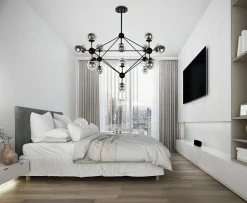 MOOSEE lampa wisząca ASTRIFERO 15 czarna (MSE010100179) - Moosee