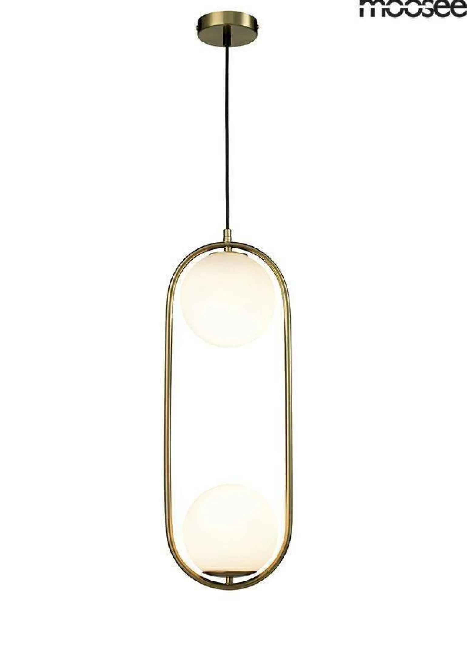 MOOSEE lampa wisząca AURELIA TWIN złota (MSE010100303) - Moosee