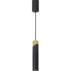 NEO BLACK GOLD LAMPA WISZĄCA 1xGU10 (ML0284) - Milagro