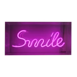 Neon ścienny SMILE LED (FM-NLB46) - Zuma Line