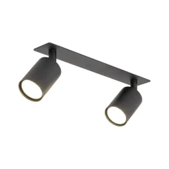 NEX BLACK 2XGU10 LAMPA SUFITOWA PODTYNKOWA (10799) - TK Lighting