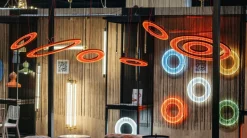 NEXO Z4 - lampa zwieszana pozioma - czerwona terakota - średnica 100 cm - 4000K (5229) - ANTIGO