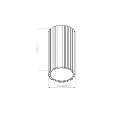 Nowoczesna lampa na sufit IVAR ochra czerwona LED 3000K Push dimm/DALI2 (TH.591) - Thoro Lighting