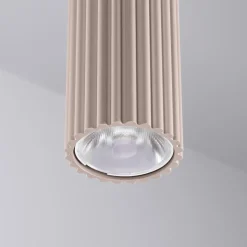 Nowoczesna lampa na sufit IVAR taupe LED 4000K (TH.643) - Thoro Lighting