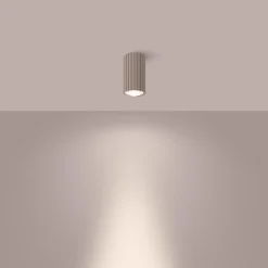 Nowoczesna lampa na sufit IVAR taupe LED 4000K (TH.643) - Thoro Lighting