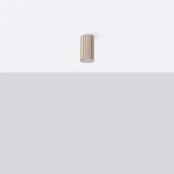 Nowoczesna lampa na sufit IVAR taupe LED 4000K (TH.643) - Thoro Lighting