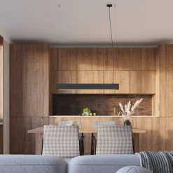 Nowoczesna lampa wisząca do kuchni SPARK czarna (SL.1395) - Sollux Lighting